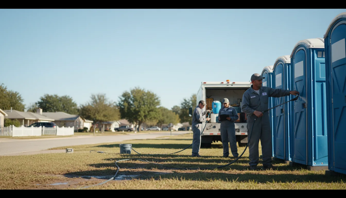 Long-Term Portable Toilet Rental in Harlan, IA near me